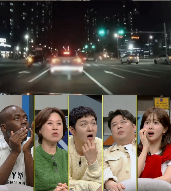 '한블리' 질주 외제차와 구급차 충돌...5명 사상자 발생 CCTV 공개
