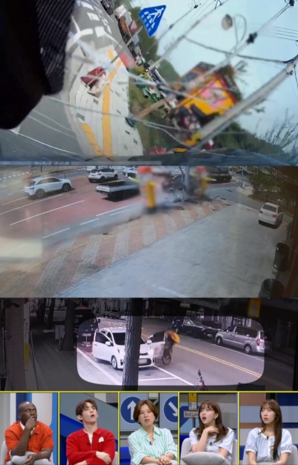 '한블리' 손녀 태운 할머니 급발진 의심 사고 CCTV 보니...
