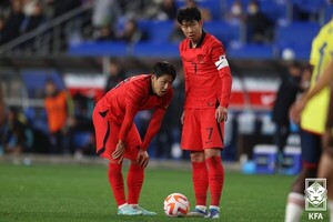 '손흥민-주민규 선발, <b>이강인 벤치</b>' <b>황선홍</b>호... 태국전 선발 발표