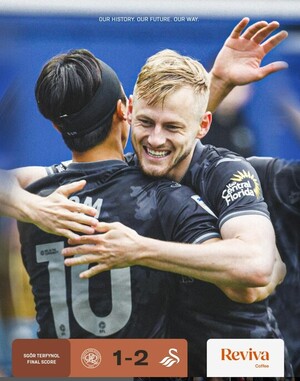 '英 2부 <b>코리안더비</b>' 승자는 <b>엄지성</b>… 스완지, <b>양민혁</b> 출전 QPR 2-1 제압