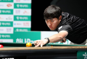 '이번엔 <b>승부치기</b> 이겼다' <b>김준태</b>, 개막전 아픔 딛고 PBA 데뷔 첫승
