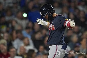 <b>김하성</b>의 쓰리런, 140경기만에 올시즌 ATL 유격수의 첫 홈런