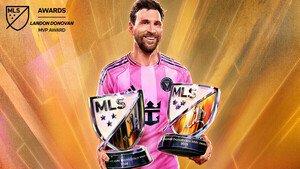 '우승 이끈' <b>메시</b>, <b>MLS</b> 정규리그-PO <b>MVP</b> 동시석권