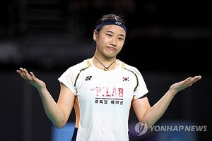 '한일전이 쉬운' <b>안세영</b>, <b>야마구치</b>에 2연승하고 왕중왕전 결승행