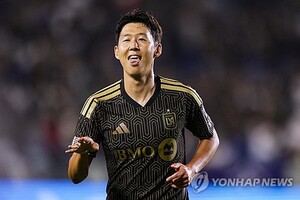 '<b>손흥민 1골1도움</b>' LAFC, 솔트레이크전 전반 2-0 마쳐
