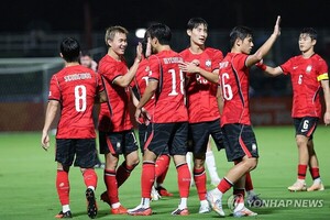 '<b>신민하</b>-<b>김명준</b> 쾅쾅' 한국, 사우디전 2-0 리드(후반 24분)