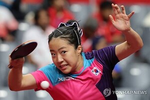 승리했지만 이 경기력으로는 부족…<b>신유빈</b>, 金 위해 부활 필요[AG 초점]