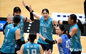 '실바 하나로 충분했다' <b>GS칼텍스</b>, 현대건설 <b>3-0 격파</b>하고 준결승 진출
